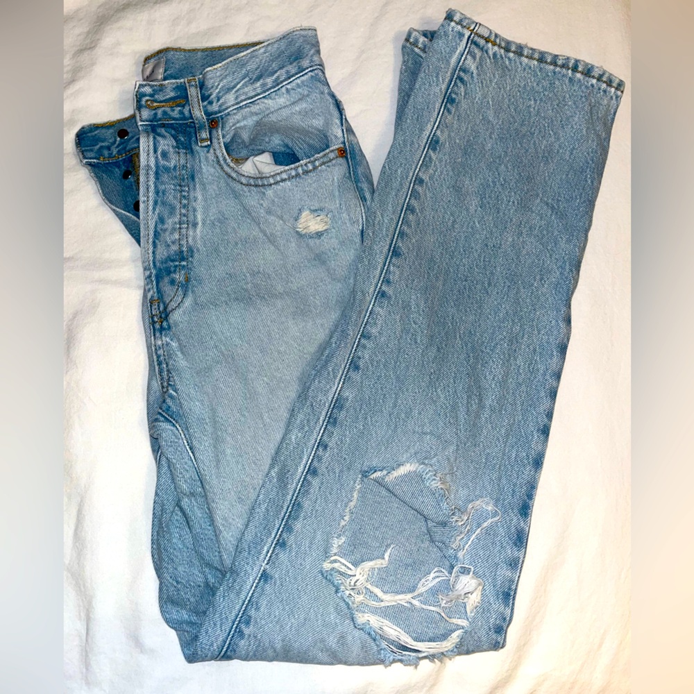 PacSun Dad Jean with holes- Size 22